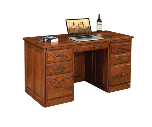 56" Traditional Flat Top Desk
