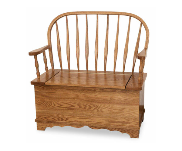 Bent Feather Bow Bench