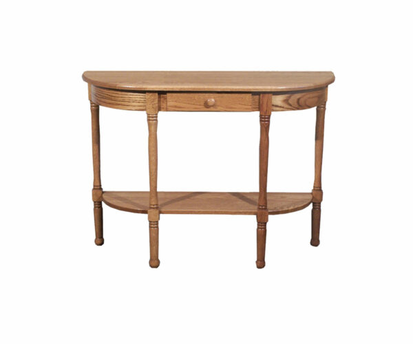 Spindle Half Oval Table